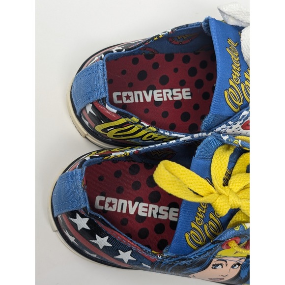 Converse DC Comics X Chuck Taylor All Star Wonder Woman Sneakers Women's Size 7 - Picture 8 of 11
